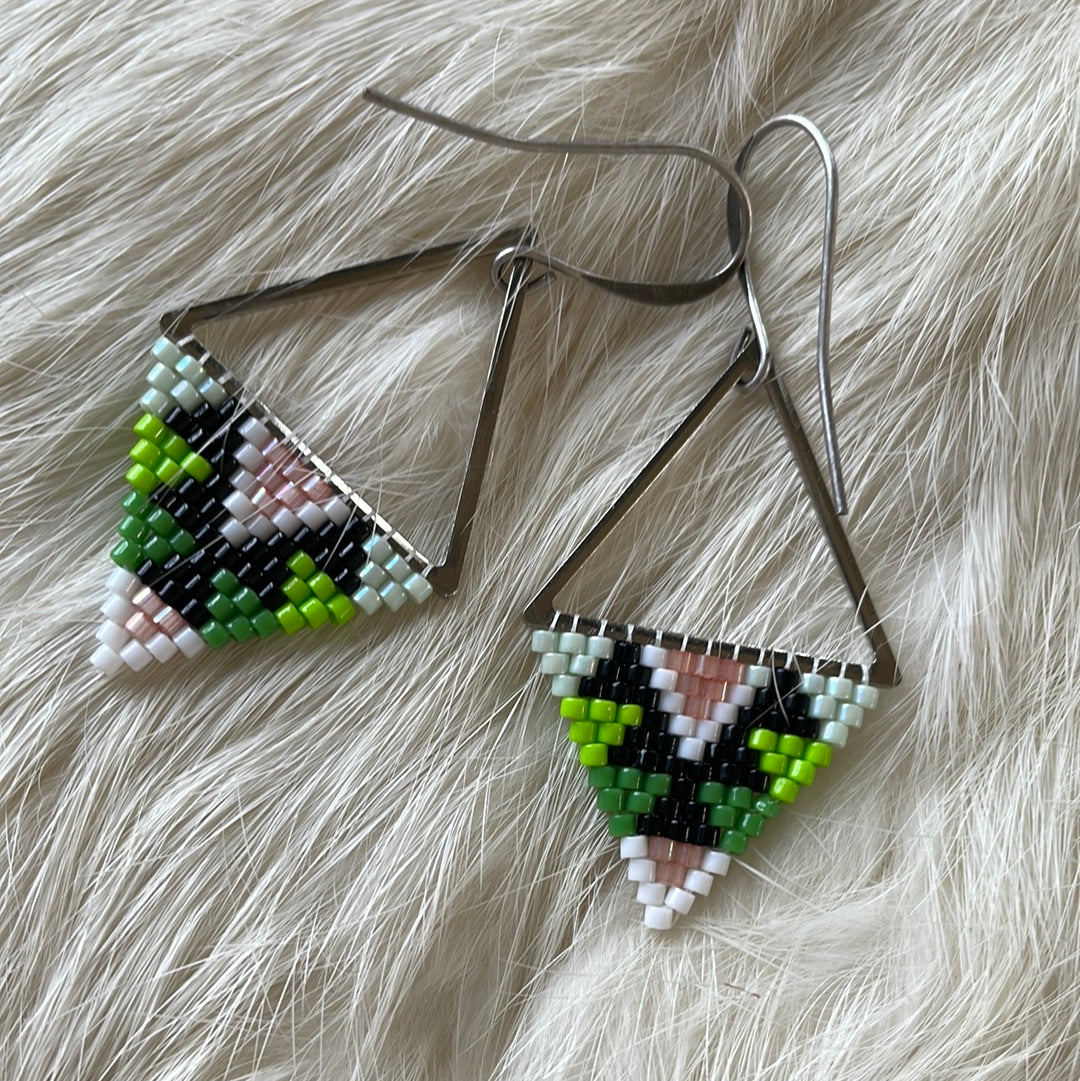 Petit triangles (earrings)