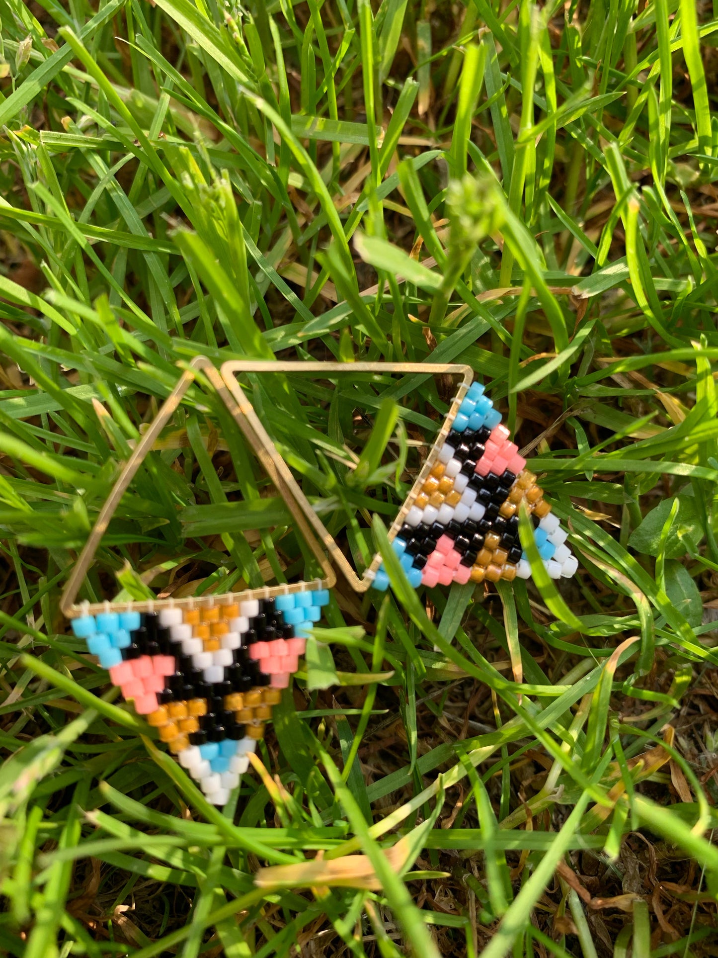 Petit triangles (earrings)