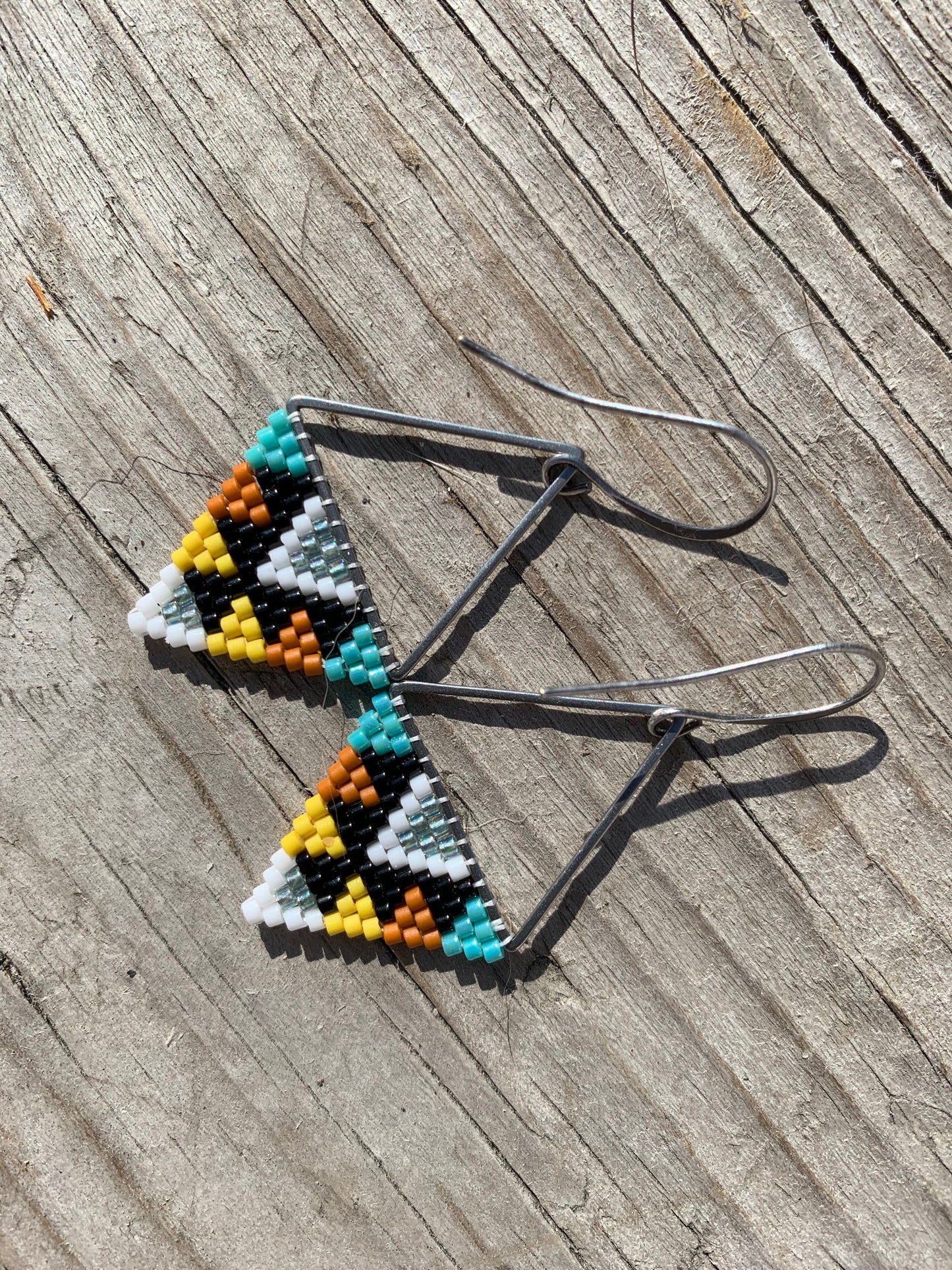 Petit triangles (earrings)