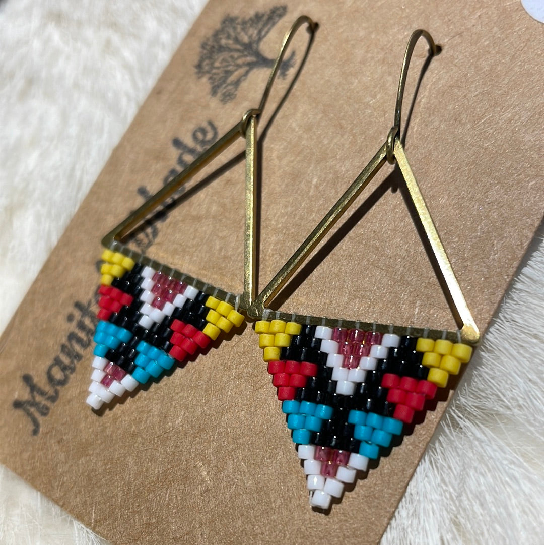 Petit triangles (earrings)