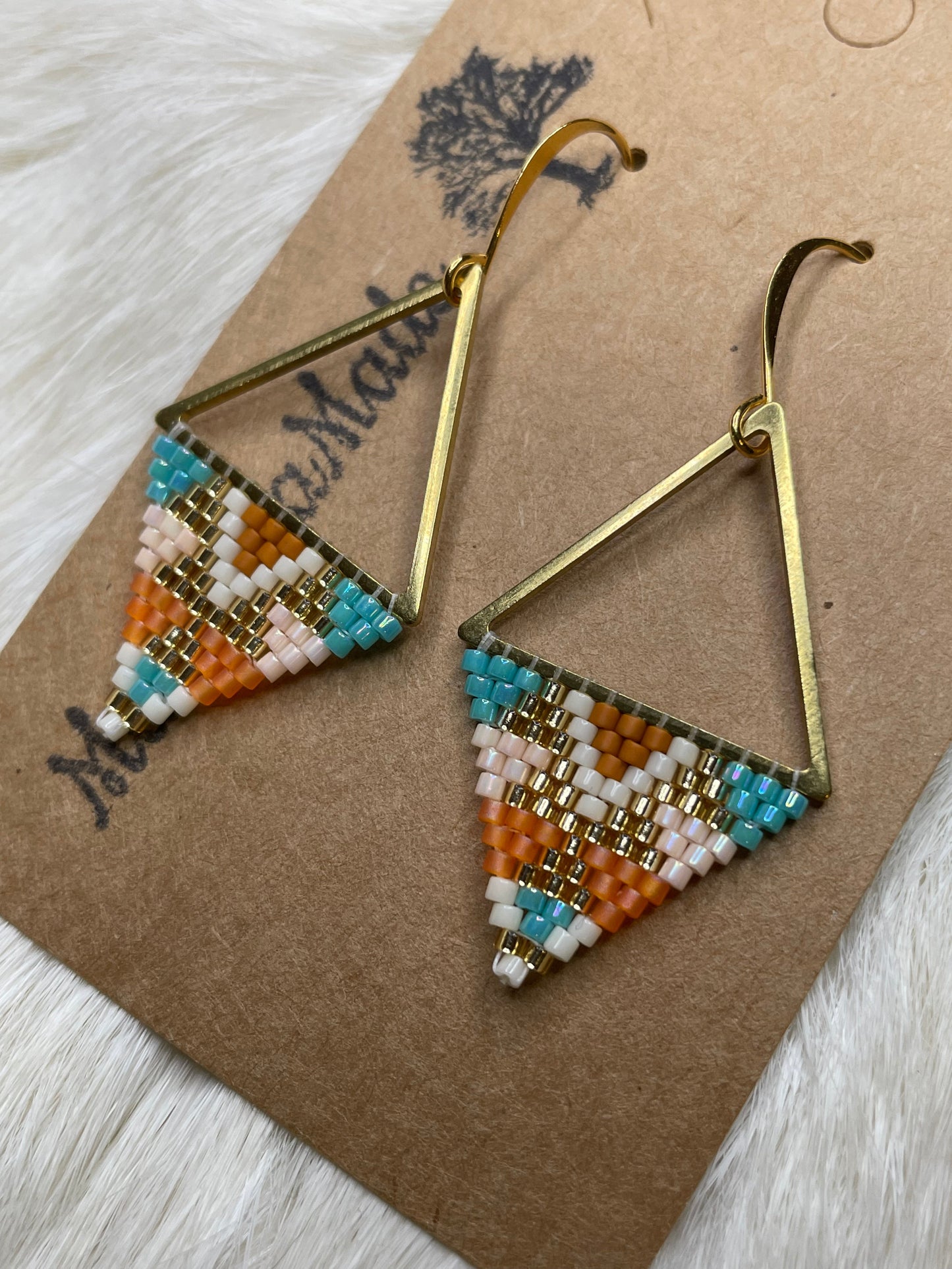 Petit triangles (earrings)