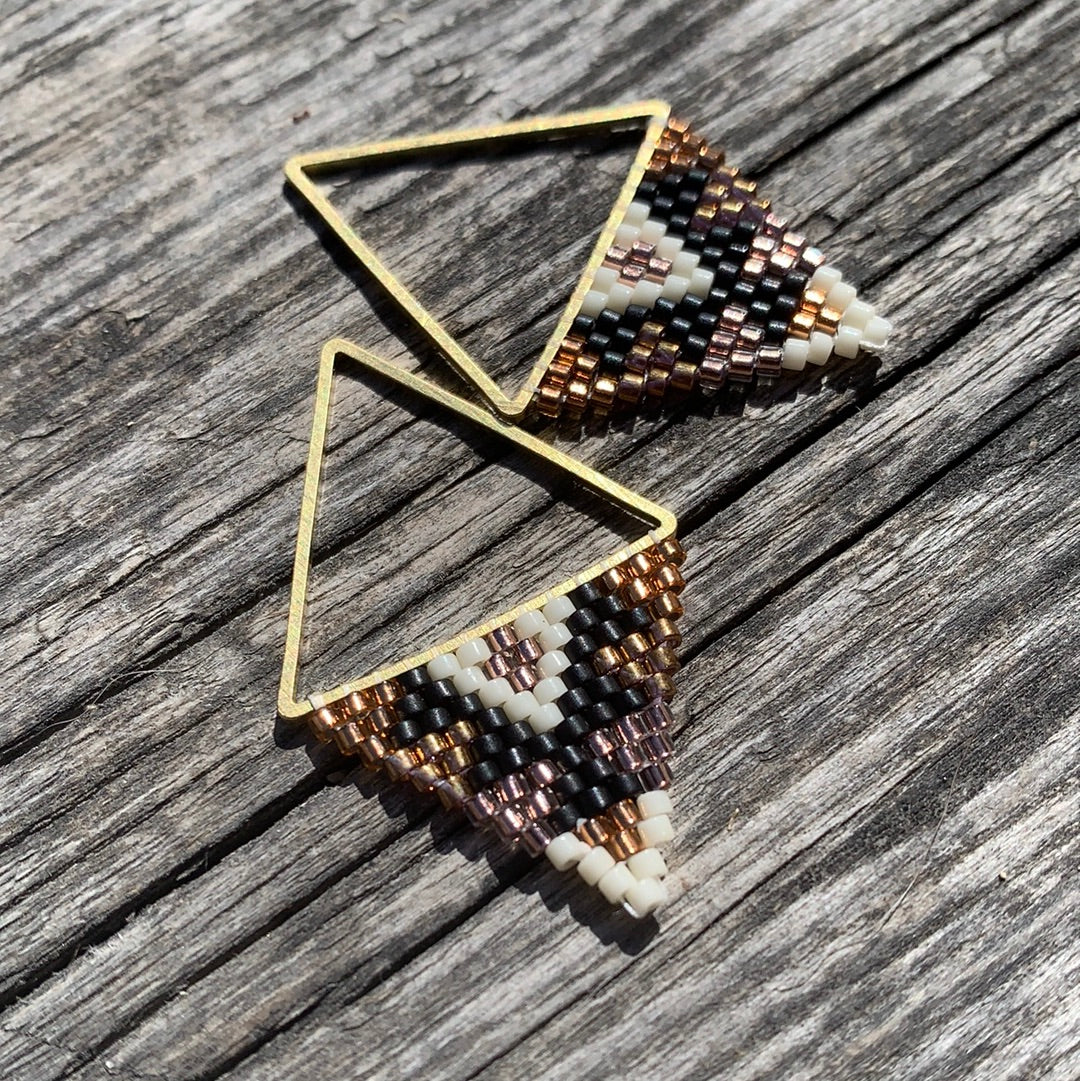 Petit triangles (earrings)