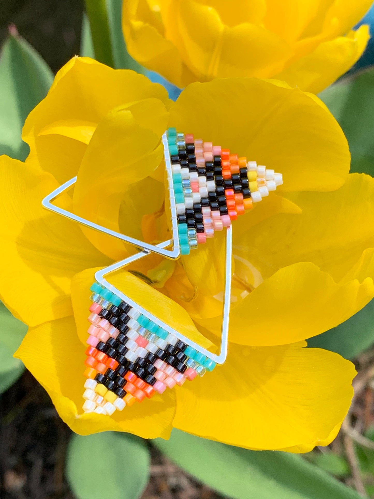 Petit triangles (earrings)