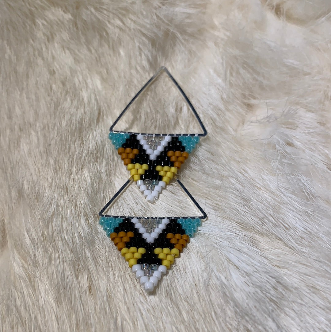 Petit triangles (earrings)